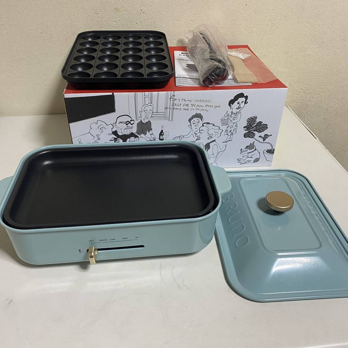 未使用品保管品　BRUNO COMPACT HOT PLATE 未使用品保管品 BRUNO COMPACT HOT PLATE 未使用品 BRUNO