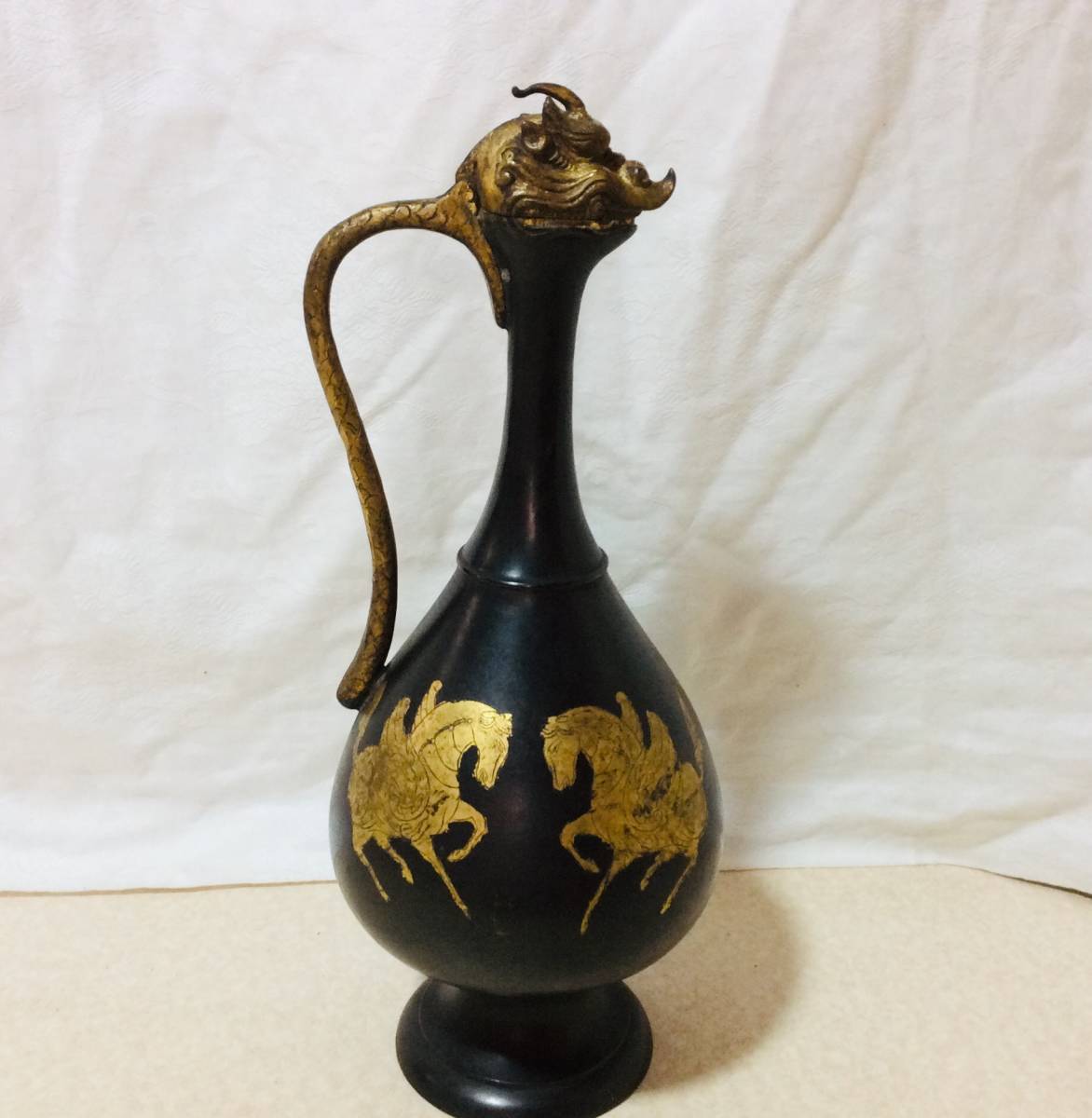 正倉院写天馬画鳳凰蓋水注MA73