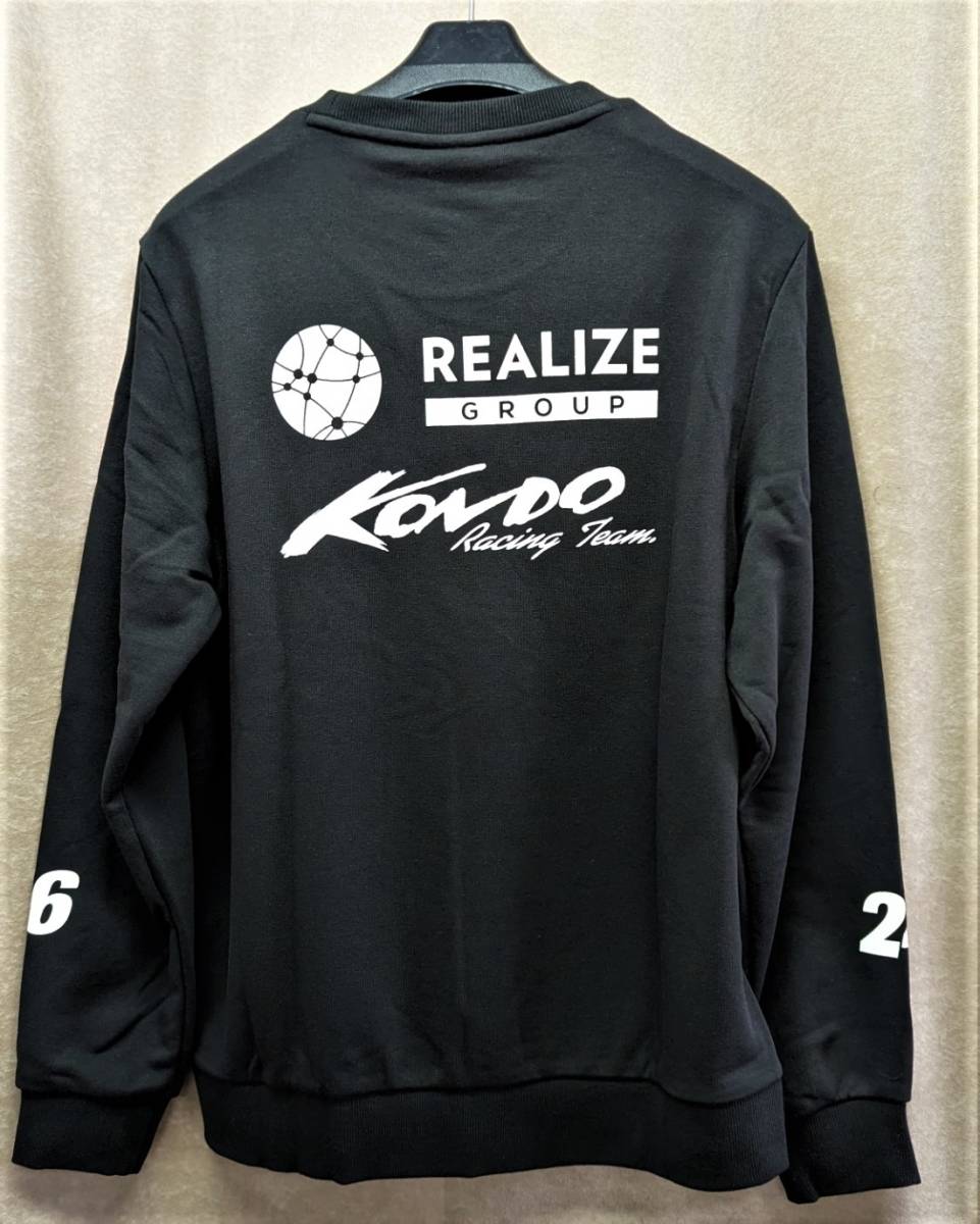 お値下げ致します！！KONDO RACING スウェットシャツ 黒　　ＸＸL KONDO RACING スウェットシャツ 黒XL