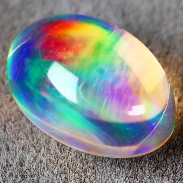 2.745ct 天然ウォーターオパール メキシコ 最高品質 遊色抜群〔Mexican 