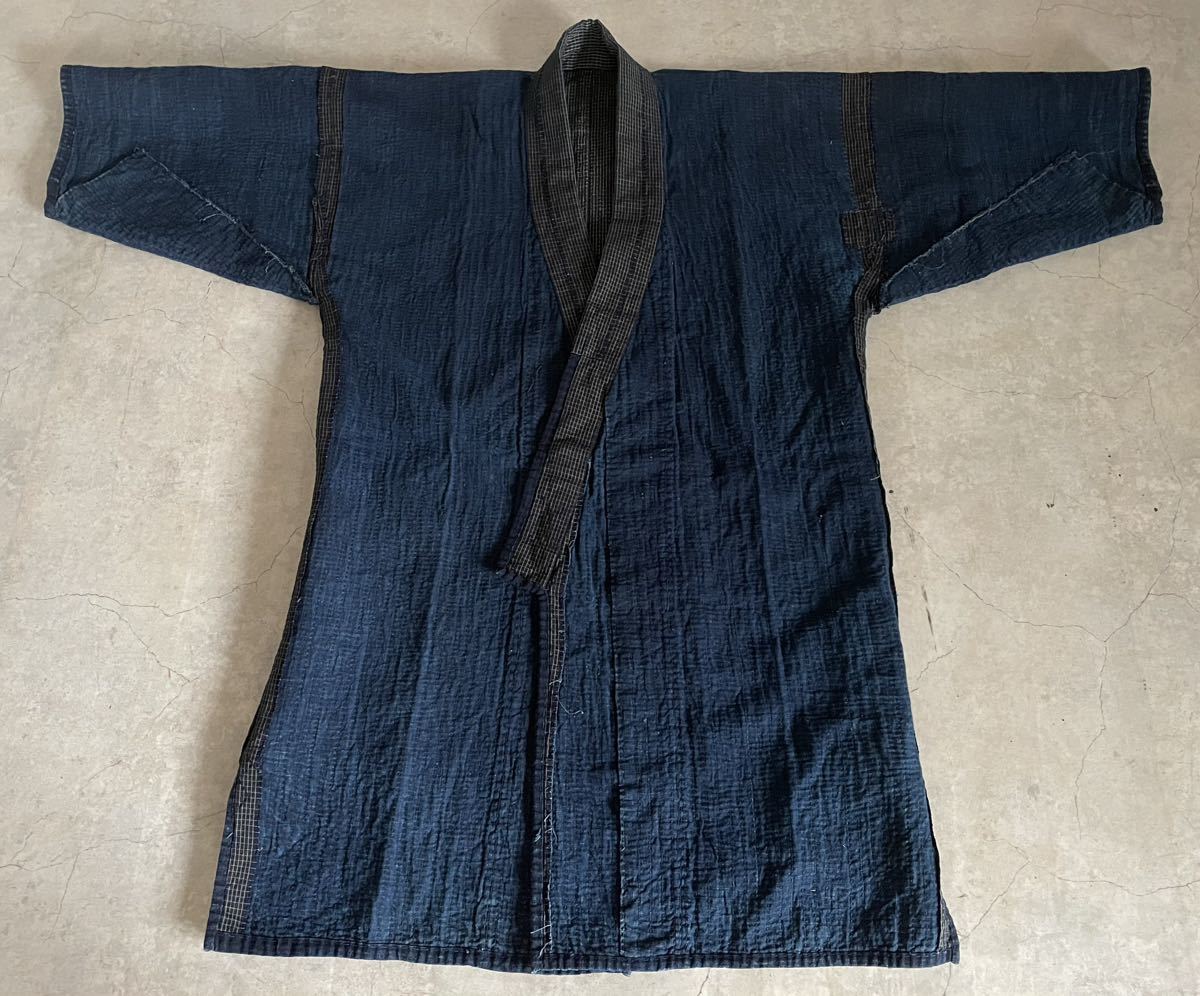 野良着 刺し子 木綿 藍染 古布