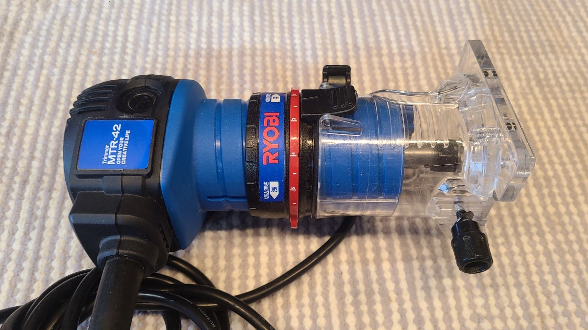 RYOBI リョービ トリマ TR-40 ビットセット付き 動作確認済み ЗЗ TR-51 