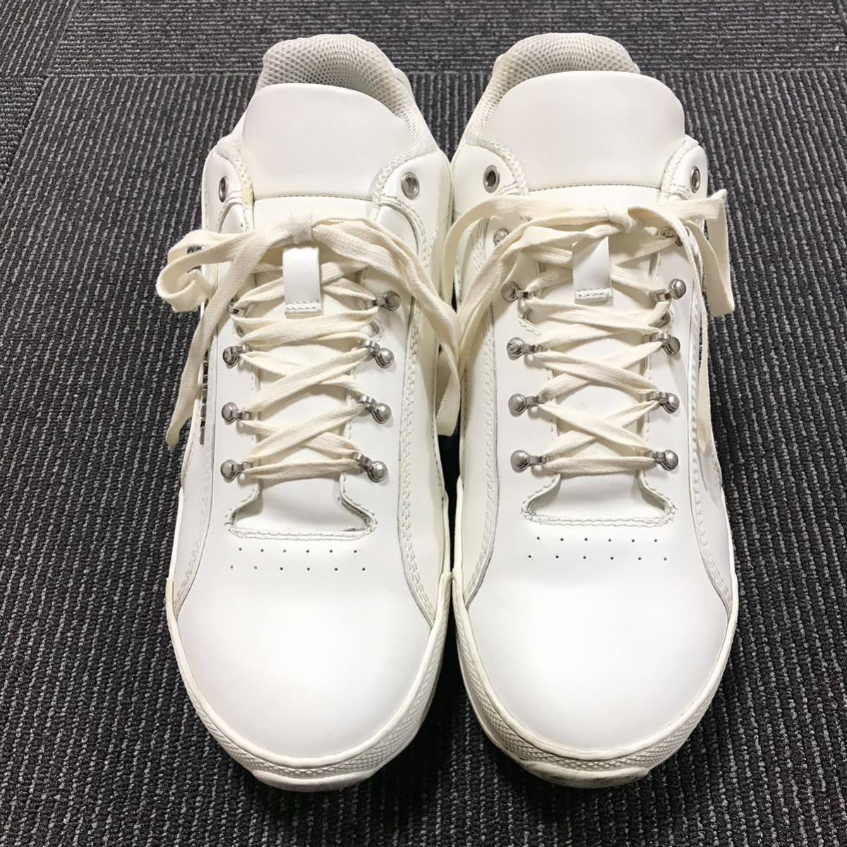 サンローランパリ】本物 SAINT LAURENT PARIS 靴 28cm 白 スニーカー 