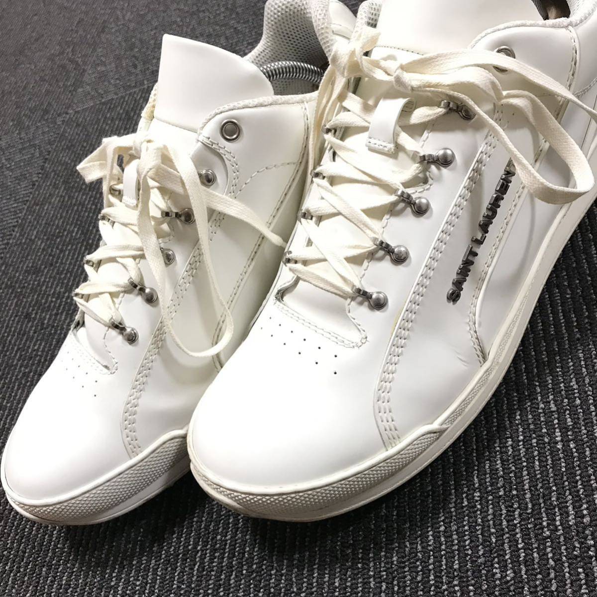 サンローランパリ】本物 SAINT LAURENT PARIS 靴 28cm 白 スニーカー 
