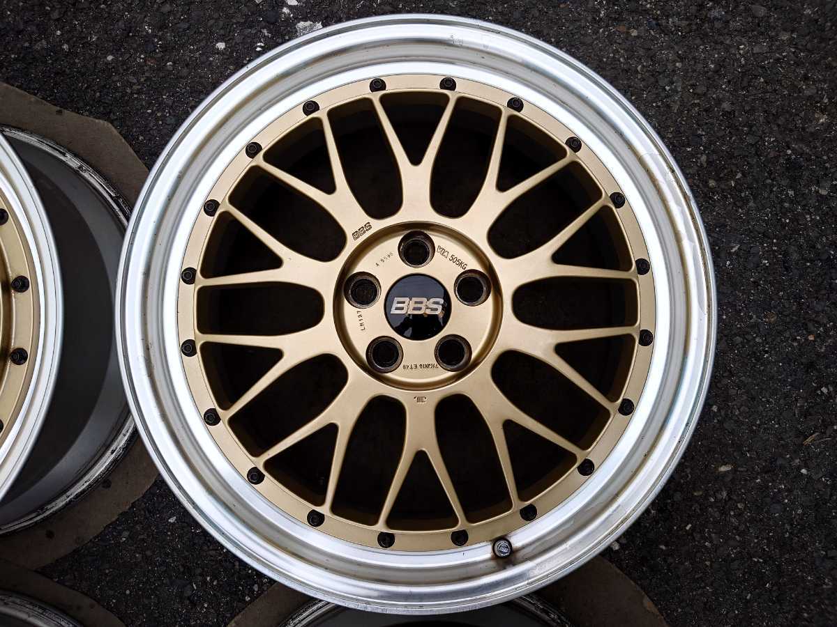 BBS LM 18インチLM137 プリウス　86 CT 86 BRZ プリウス 鍛造 BBS LM GL-SLD ゴールド 18インチ 7.5J+49 LM137