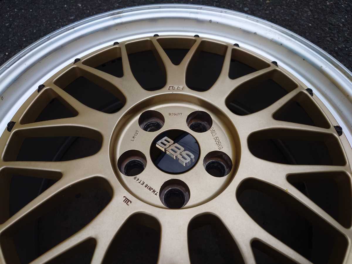 BBS LM 18インチ 4本セット 7.5J×18+49 pcd100 5穴 86 BRZ プリウス
