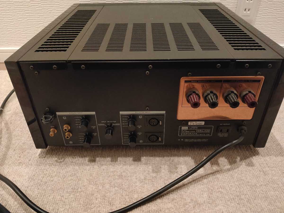 SANSUI B-2301L パワーアンプ ⁄サンスイ 銘パワー サンスイ 