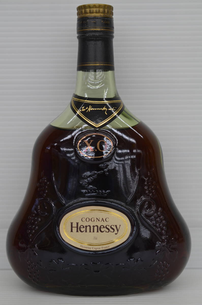 未開栓古酒/保管品/現状品、澱あり HennessyXO 容量700ml ①円スタート
