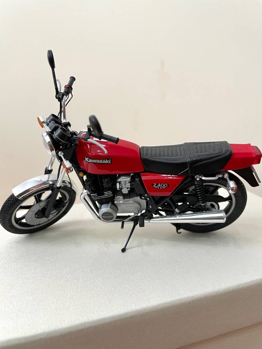 旧車 カワサキ Z400FX 1/18 レッド おまけ400FX 2台