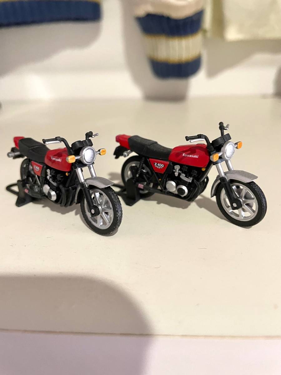 旧車 カワサキ Z400FX 1/18 レッド おまけ400FX 2台 【公式通販】