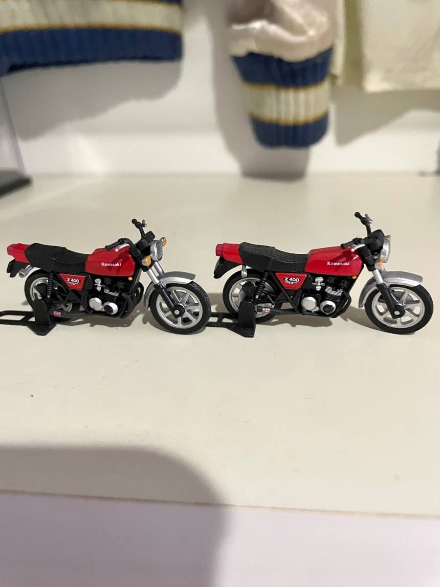 旧車 カワサキ Z400FX 1/18 レッド おまけ400FX 2台 【公式通販】