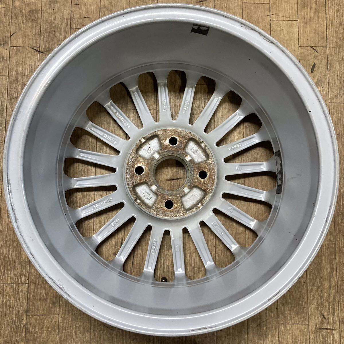 C938 VW UP!純正 5.5J 15インチ 4H 100 +41 4本 フォルクスワーゲン 