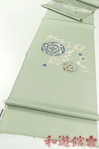 【和遊館】ONG229　仕立付！塩瀬本加工九寸名古屋帯