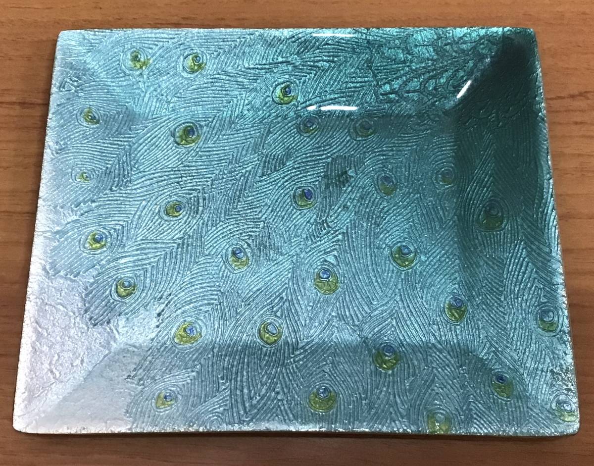 七宝焼 銘々皿 雅 みやび 3枚組 菓子受け皿 七宝工芸品 平塚市㈱企代 