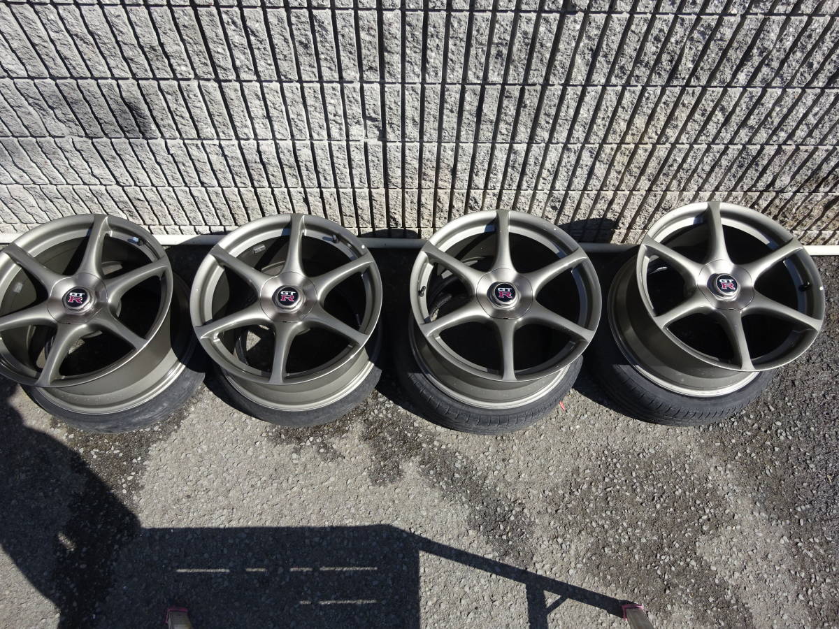 スカイライン GT-R 34 VスペックⅡ GF-BNR34 純正ホイール アルミ 