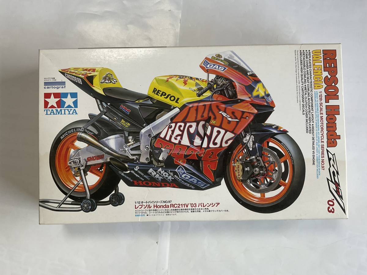 タミヤ　1/12 RC211V '03 レプソル　ホンダ　バレンシア