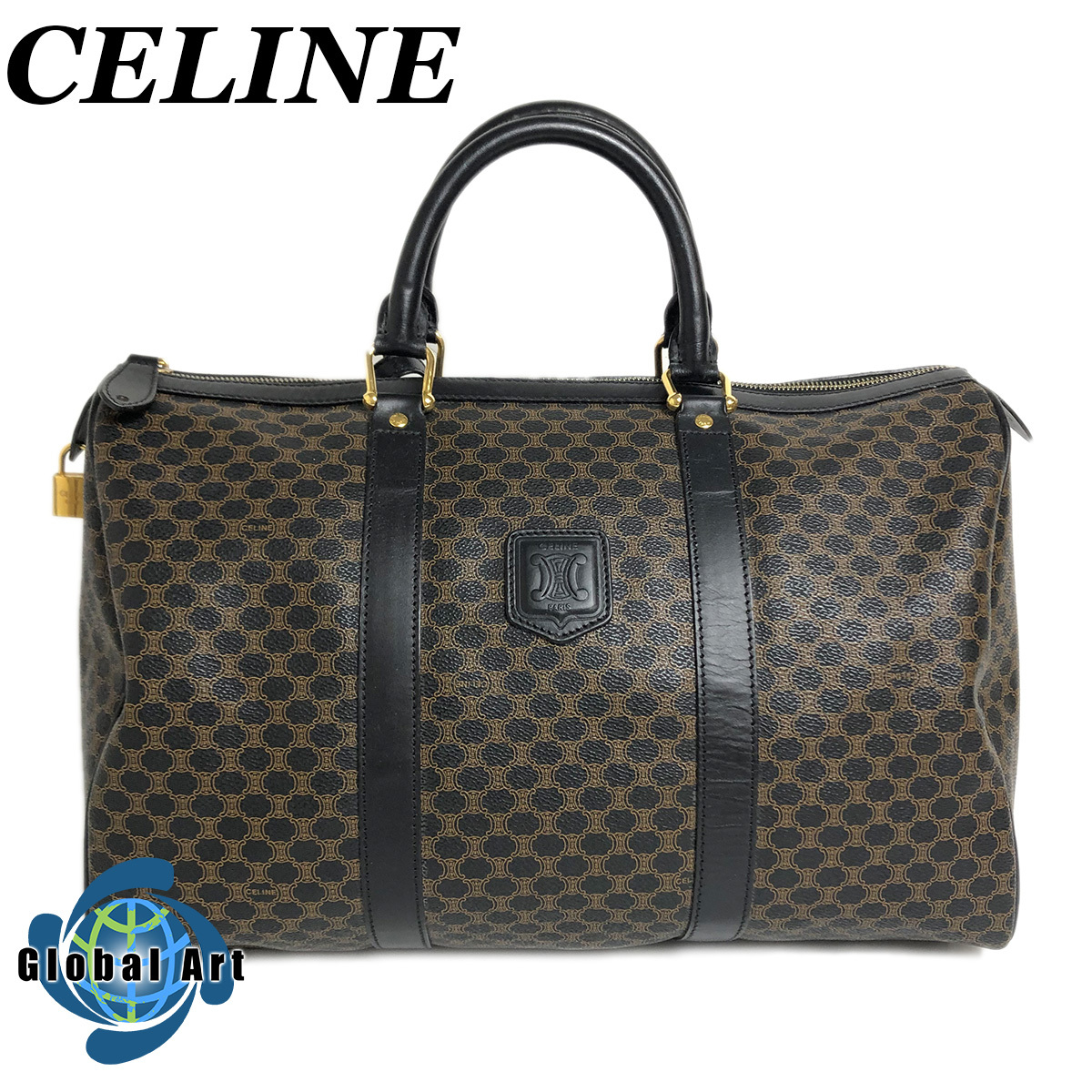 ○1C108/CELINE セリーヌ/ボストンバッグ/旅行バッグ/マカダム