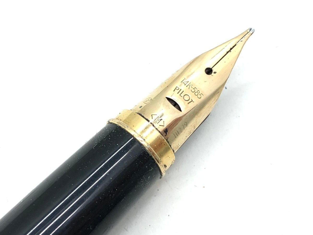 パイロット 万年筆 カスタム ペン先K14 ウッド 木軸 ゴールド 筆記