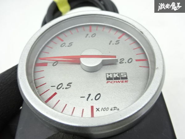 保証付 HKS 汎用品 ブースト計 ターボ計 60Φ 機械式 イルミ レッド 赤 イルミ点灯確認OK 追加メーター 即納 棚6-1-D ブースト計 HKS 機械式 YB3034 負圧計 ブースト計の通販