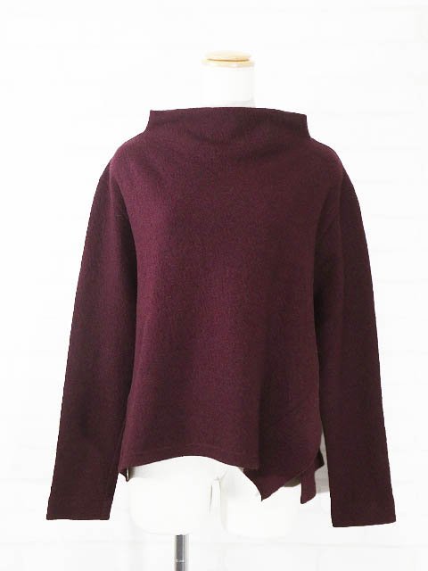 レディース 美品⁂センソユニコ⁂ジウ⁂長袖プルオーバー 変形ヘム
