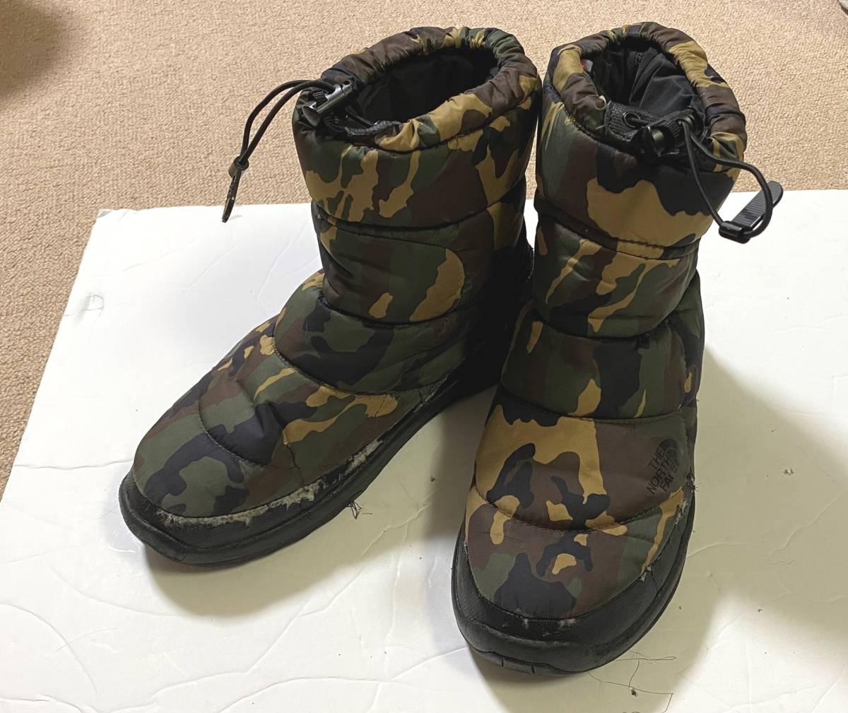 THE NORTH FACE Nuptse Bootie WP IV Camo ノースフェイス ヌプシ 
