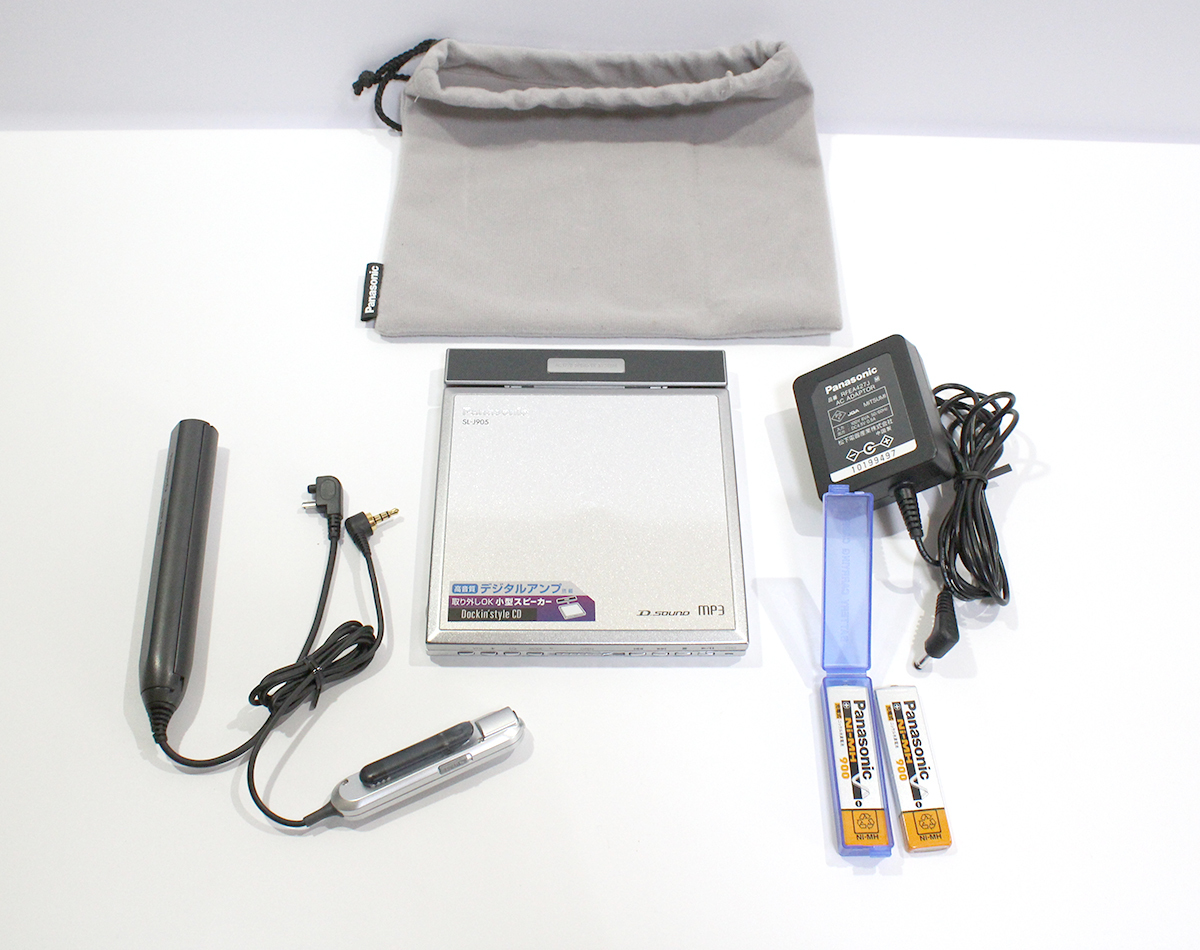 Panasonic SL-J905-S ポータブルCDプレーヤー ジャンク ポータブルCD