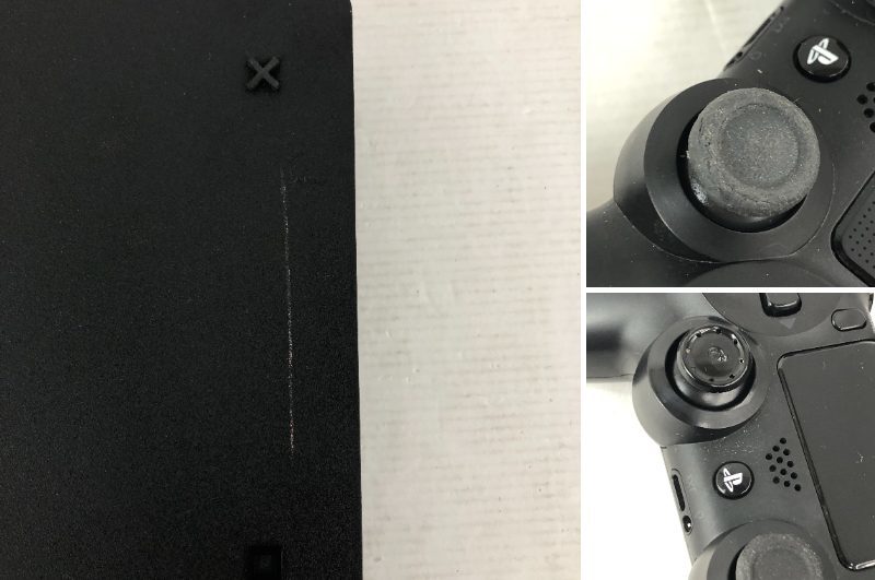 13277)☆【1円～】PS4本体/CHU-2000A+コントローラー3個+ソフト2本 