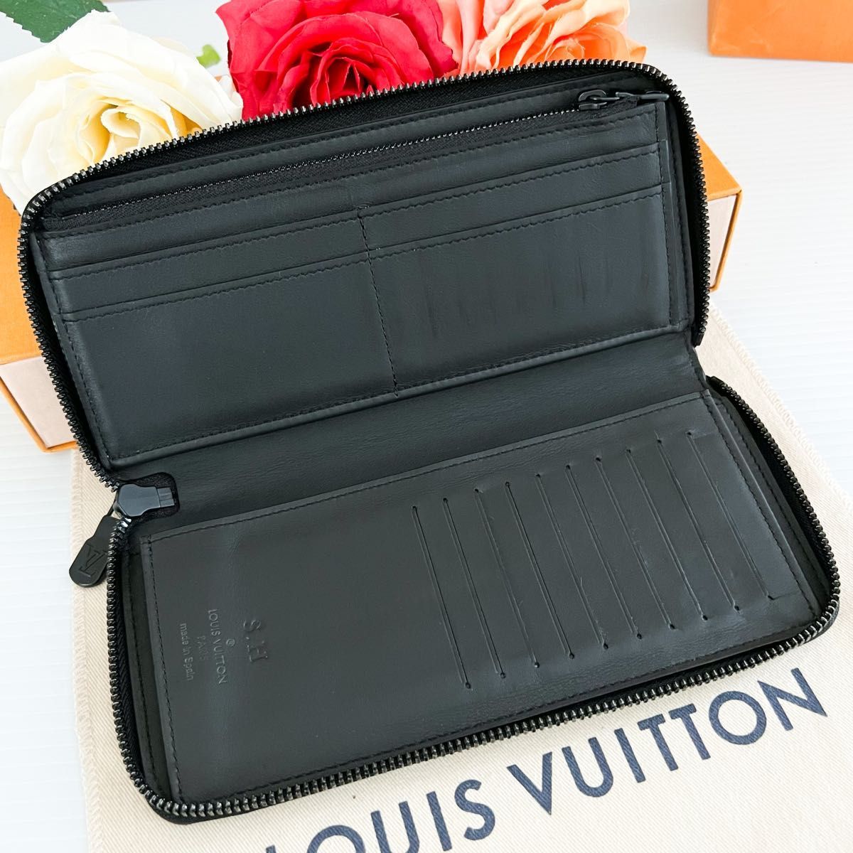 ☆極美品☆LOUIS VUITTON ルイヴィトン モノグラム シャドウ ジッピー 