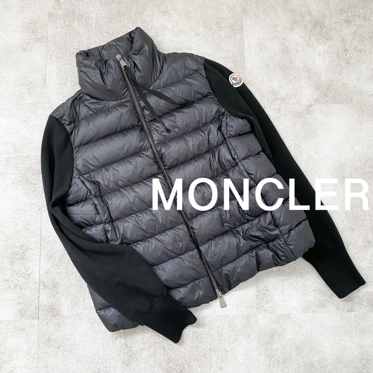 MONCLER モンクレール ダウンニット 黒 XS 美品 【公式通販】