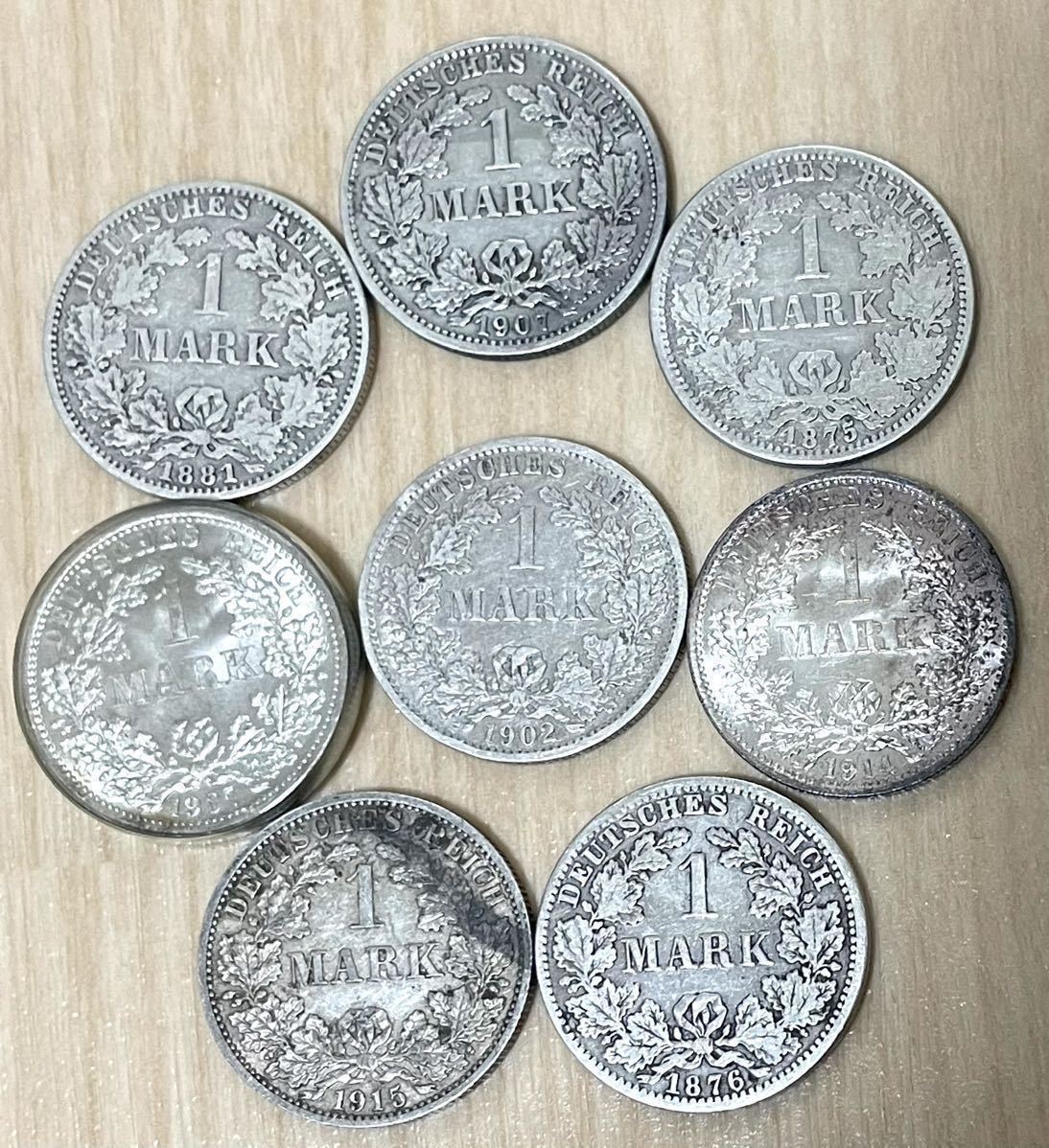 S*y様 1876年ドイツ　バーデン大公国　　5マルク 銀貨 フリードリヒ1世 招*@様 1903年 ドイツ バーデン公国5マルク 銀貨 フリードリッヒ大公