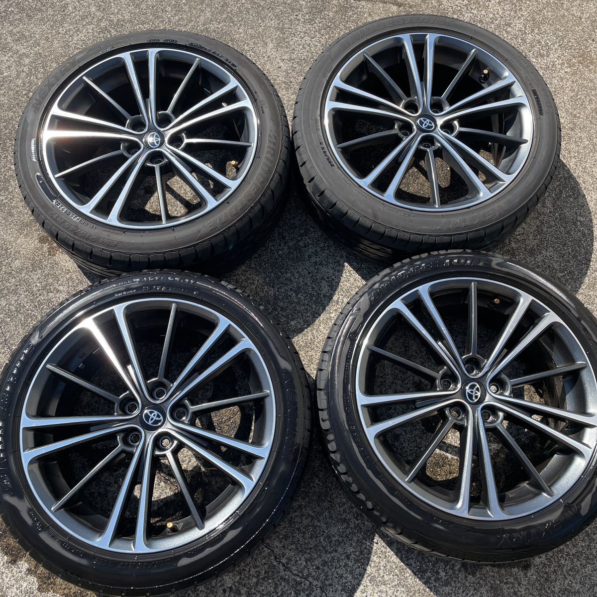 toyota 86純正ホイール 215/45R17 BRIDGESTONE ブリヂストン NEXTRY 