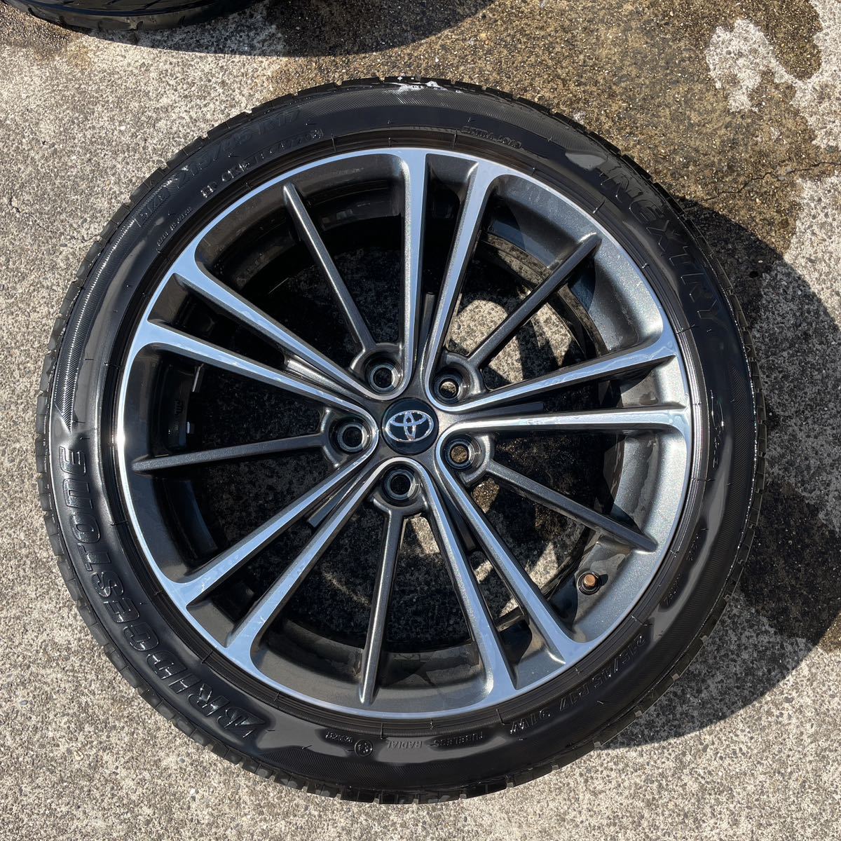 toyota 86純正ホイール 215/45R17 BRIDGESTONE ブリヂストン NEXTRY 