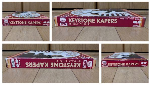 箱説有り・動作品・カートリッジ】キーストーンケーパーズ KEYSTONE