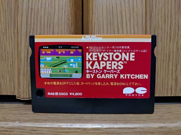 箱説有り・動作品・カートリッジ】キーストーンケーパーズ KEYSTONE