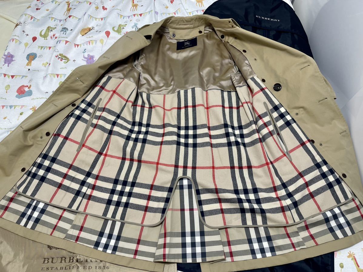日本製25万超 ハニーベージュ バーバリーメンズM L 170 Burberryウール