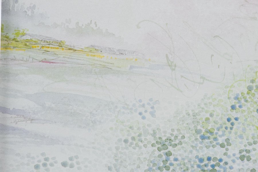 絵画】『 中島潔 「春の夢」 直筆サイン 額装 14770 』 アートポスター
