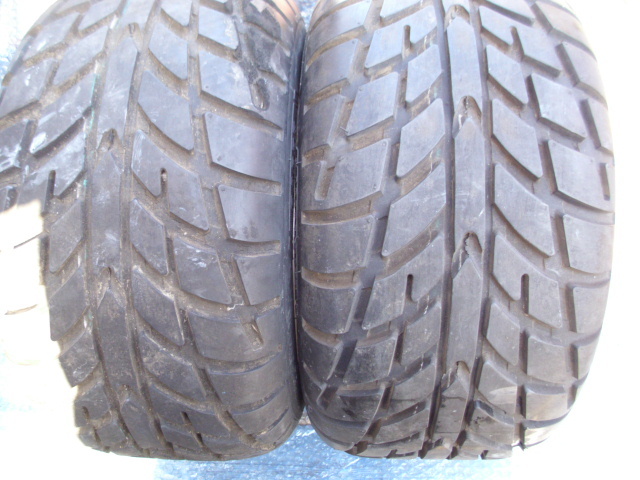 ジャイロ・モンキー3輪等に！10インチ8J/225/40-10 ワイドアルミホイル&