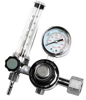 アルゴンガス 調整器 アルゴンガスメーター TIG溶接 流量計 圧力計