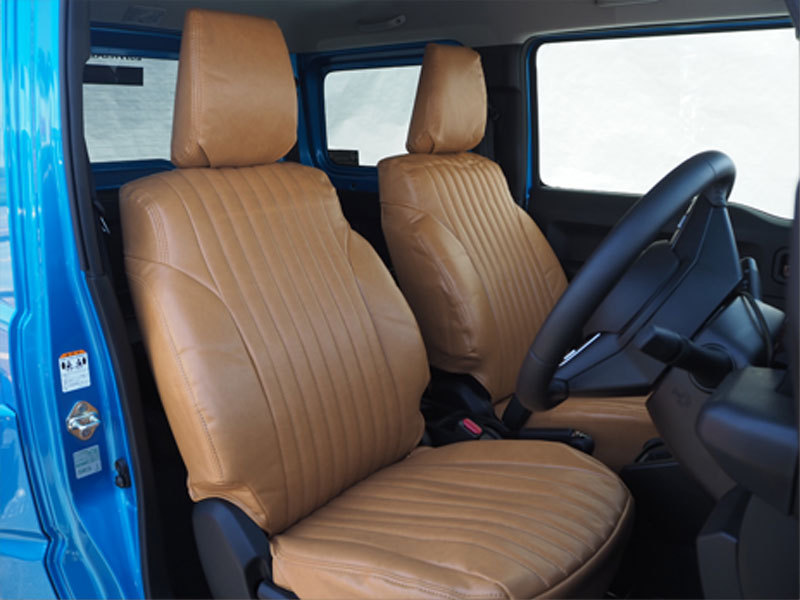 ジムニー シートカバー JB64W JIMNY XC/XL キャメルレトロ 1台分セット DOMS (9908-CAM