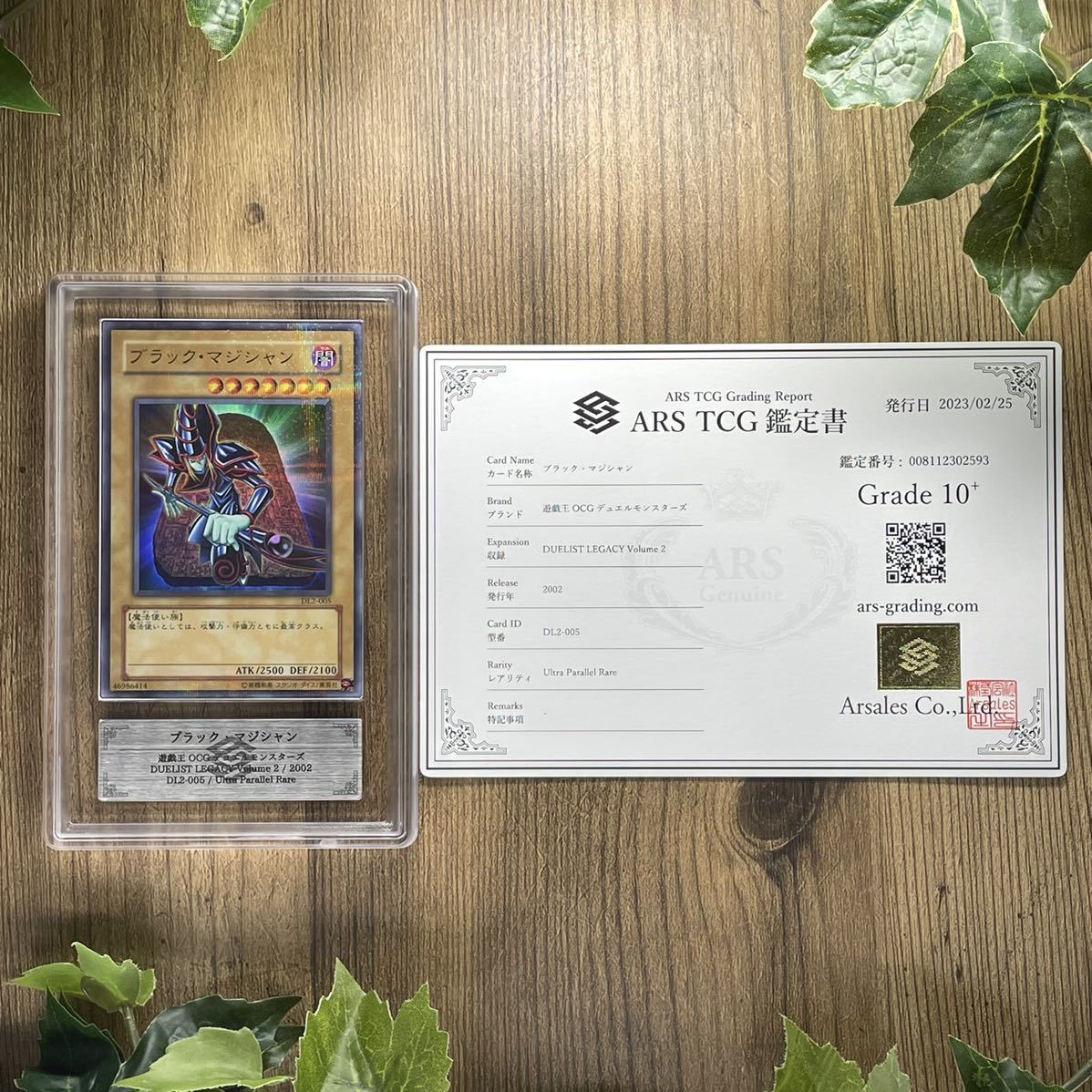 ARS10+「ブラック マジシャン」DL2 パラレル DARK MAGICIAN