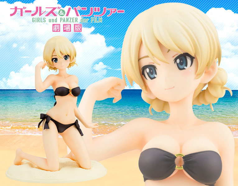 丁寧梱包] ガールズ＆パンツァー 劇場版 ダージリン 水着ver. 1/7