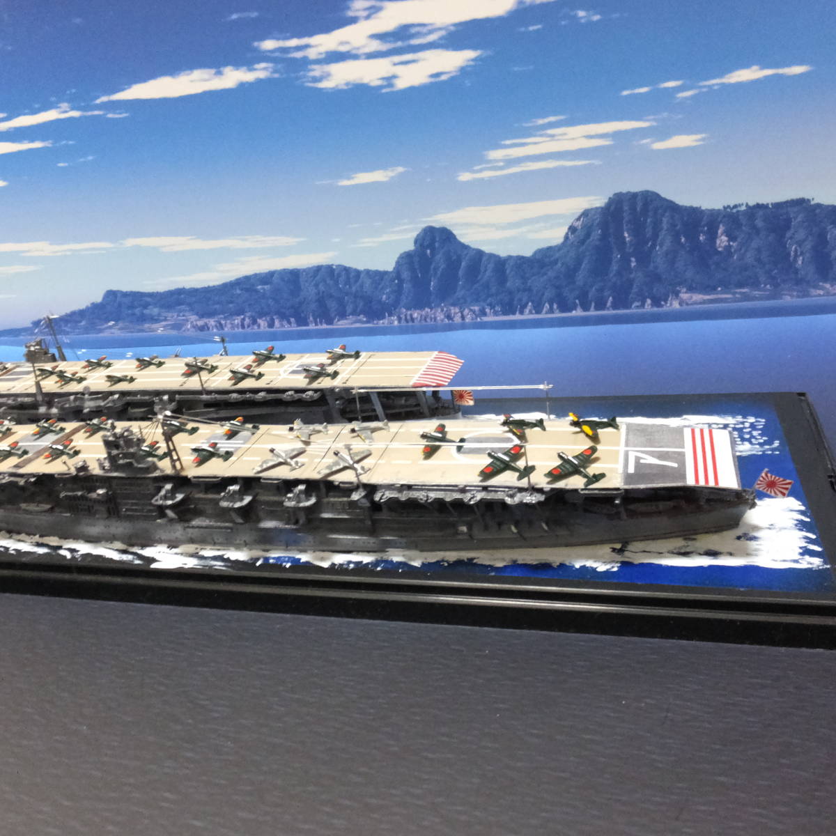 □□1/700□ミッドウェイ作戦時□日本海軍航空母艦2隻セット□赤城と 