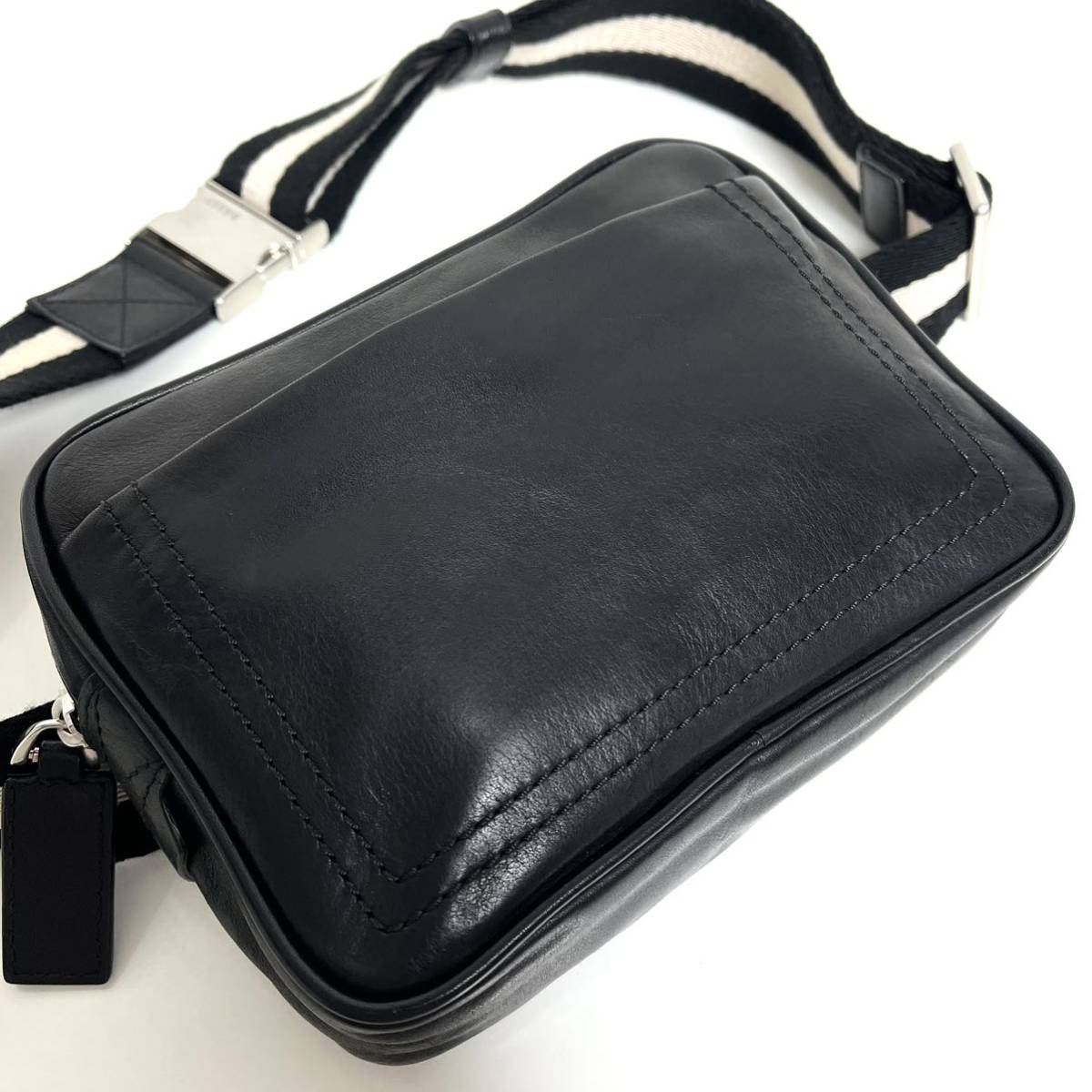 BALLY バリー カーフレザー 本革 牛革 ボディバッグ TURO-XS ウエスト 