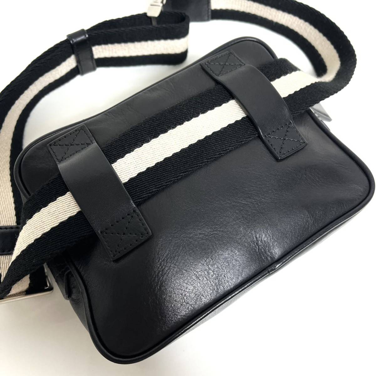 BALLY バリー カーフレザー 本革 牛革 ボディバッグ TURO-XS ウエスト 