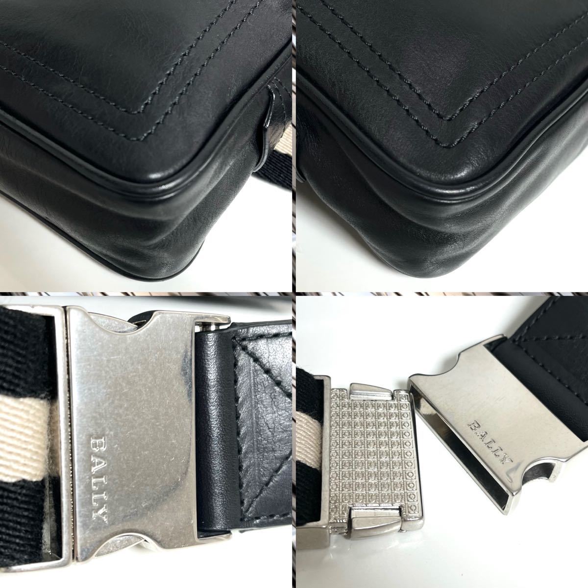 BALLY バリー カーフレザー 本革 牛革 ボディバッグ TURO-XS ウエスト 