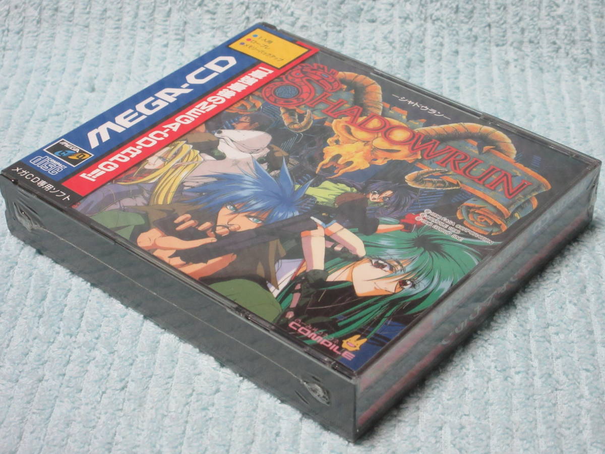 メガCD☆「シャドウラン」SHADOWRUN☆新品未開封メガドライブ(ロール 
