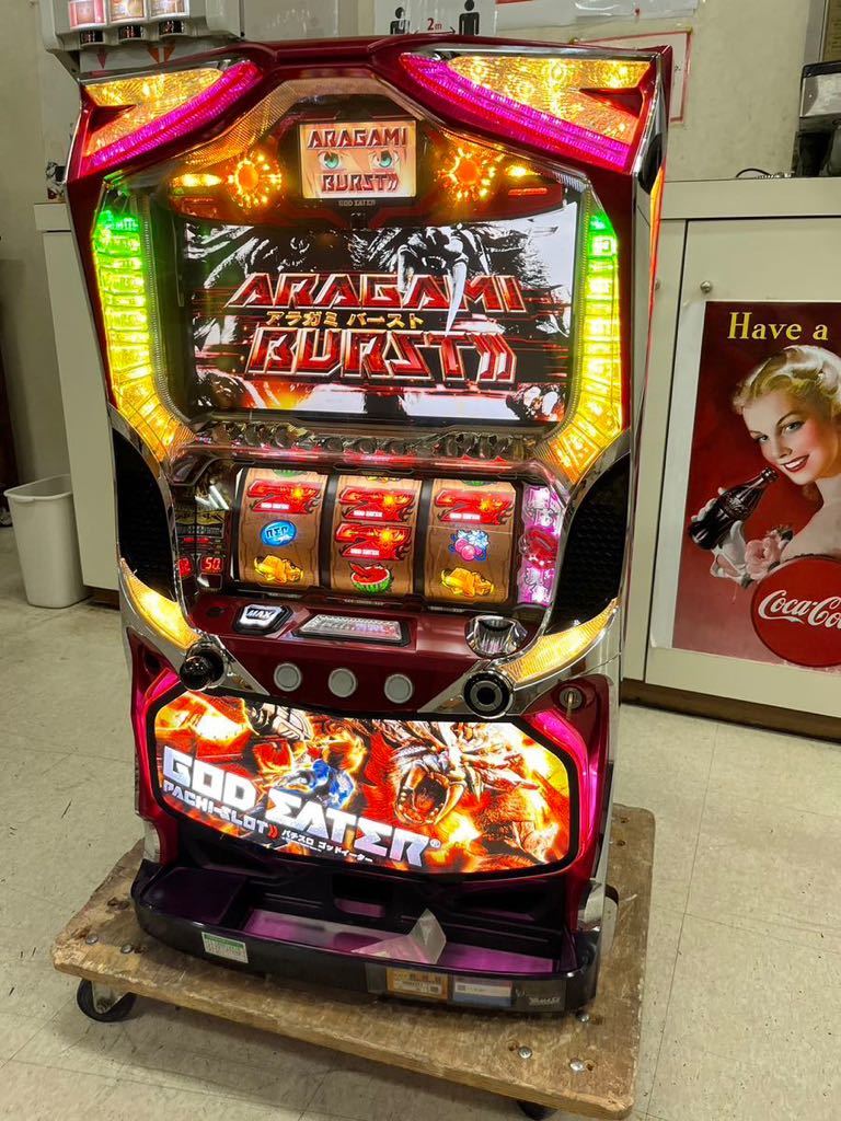 パチスロ実機 家庭用電源 コインレス ゴットイーター ゴッドイーター 5