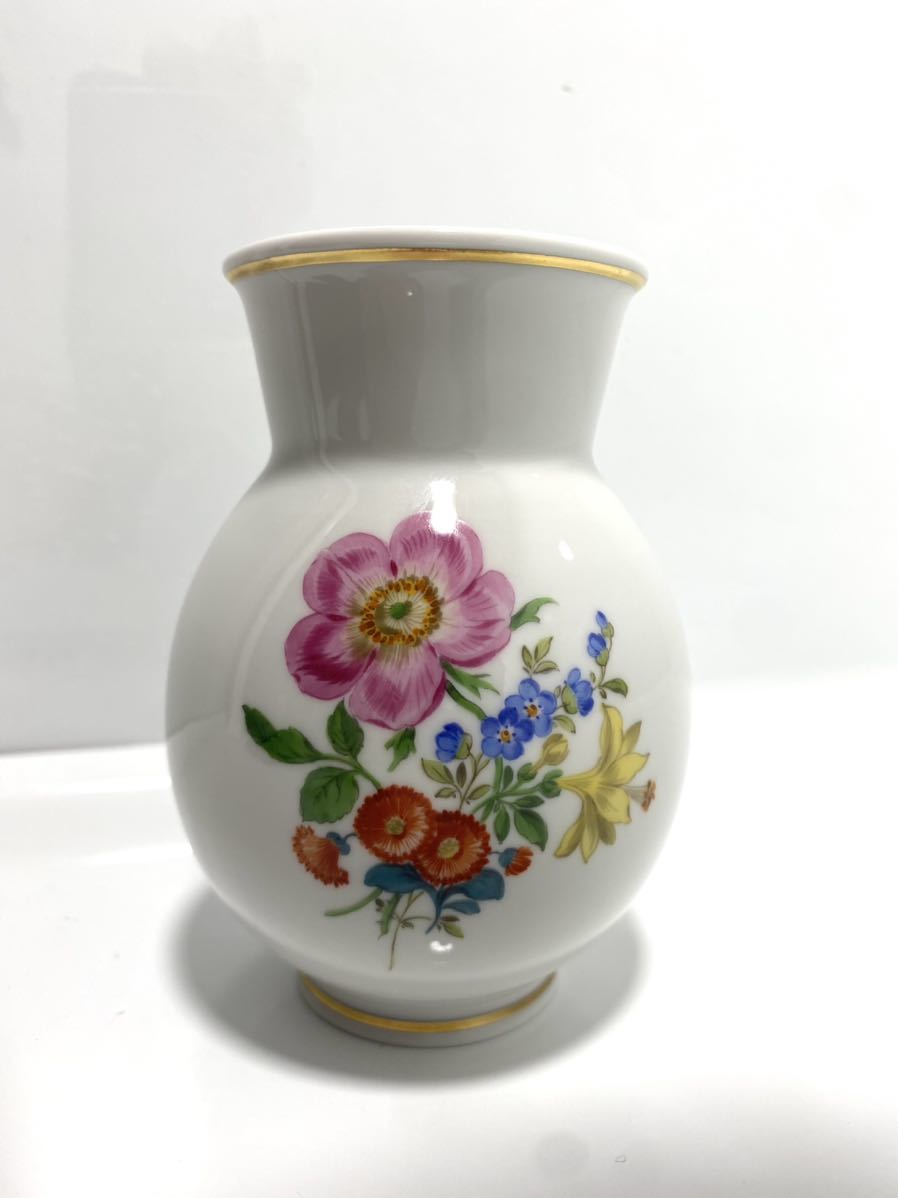 マイセン Meissen フラワーブーケ 花瓶 ベース インテリア 飾壺 5つ花
