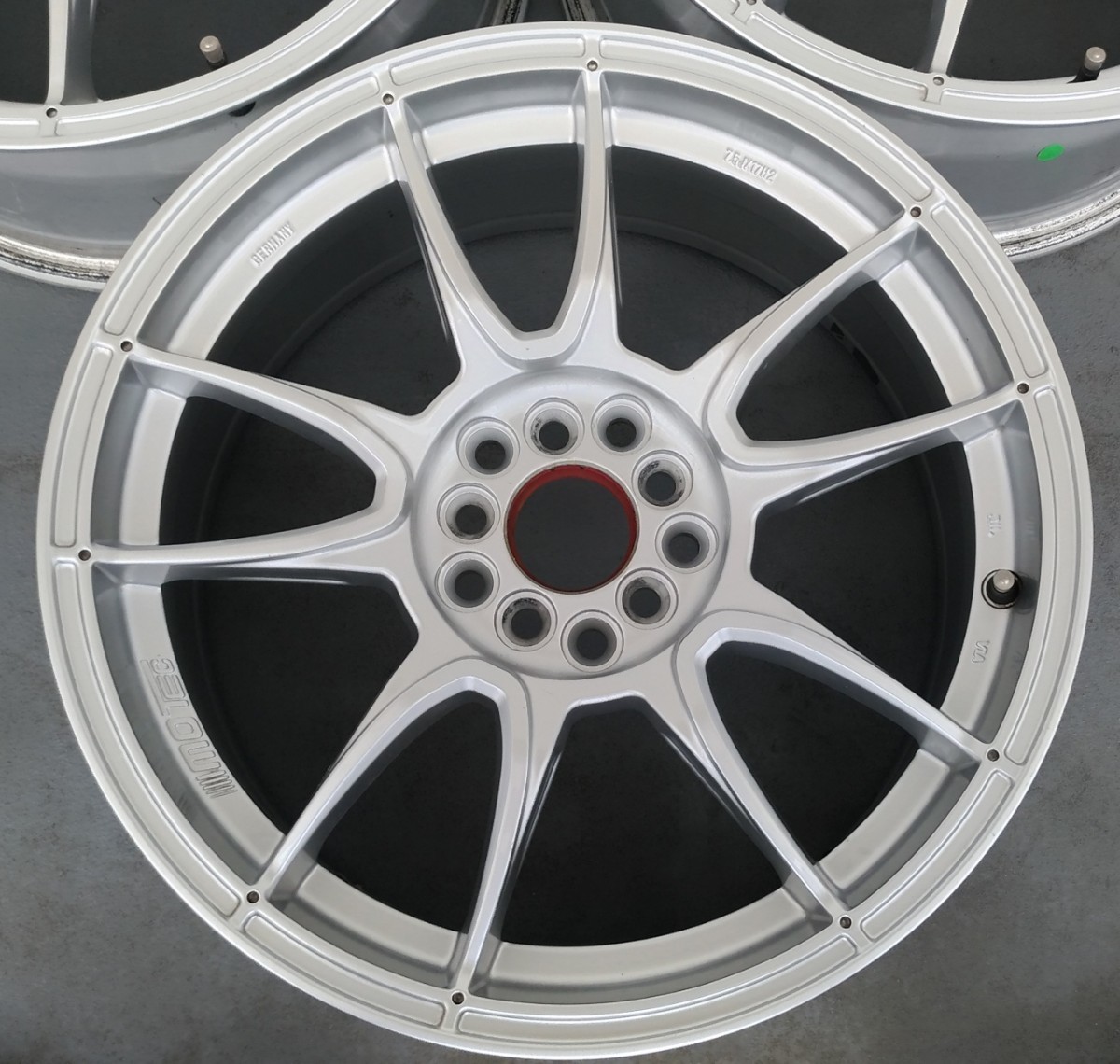 ◇軽量 MOTEC NITRO 17/7.5J +35 112/100 5H 4本（検BBS RAYS te37 