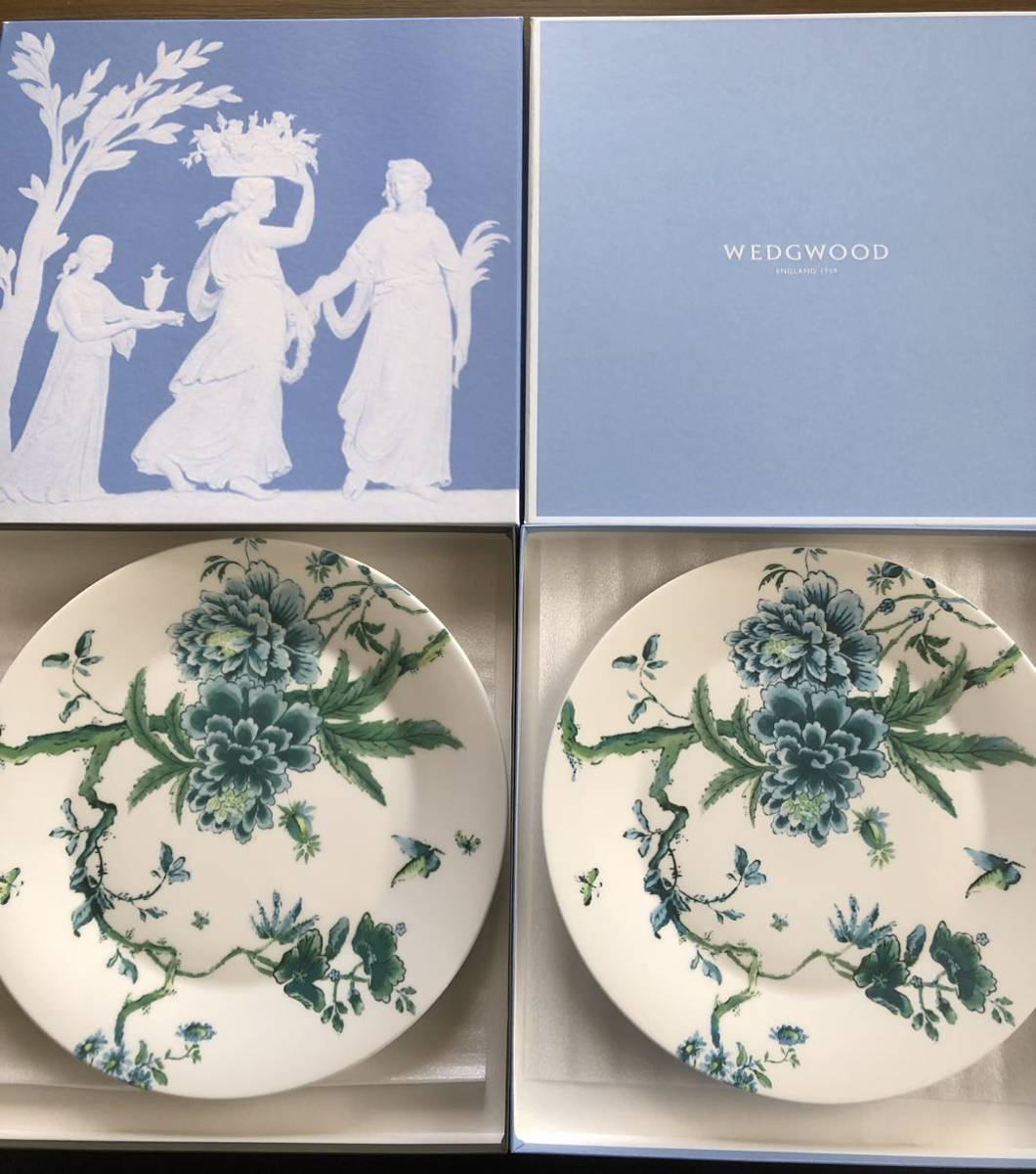 ウェッジウッド 、ジャスパーコンラン、シノワズリプレート２枚セット